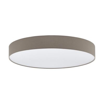 Plafonnier taupe en plastique, Sila, 60W, blanc chaud à froid réglable LED, avec télécommande