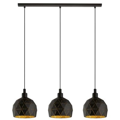 Suspension noire en acier, Silva
