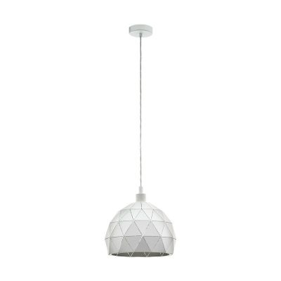 Suspension blanche en acier, Silva