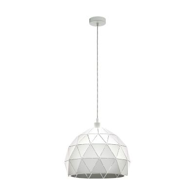 Suspension blanche en acier, Silva