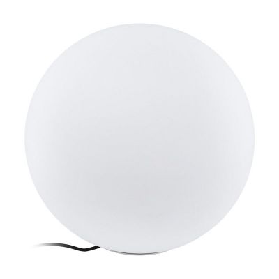 Luminaire extérieur blanc en plastique, Jovana, IP65, avec interrupteur