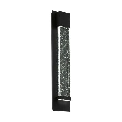 Luminaire extérieur noire en aluminium, Yvanca, 3W, 3000K LED, IP44