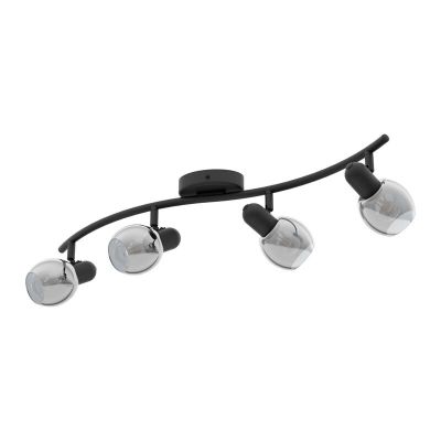 Spot plafond noir en acier, Ritchy