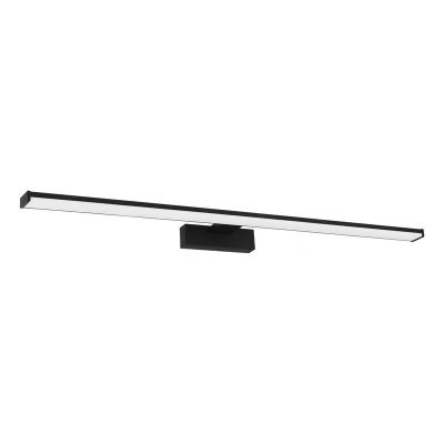 Éclairage miroir noir en aluminium, Nancy, 14W, 4000K LED, IP44