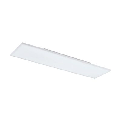Lampe plafond blanche en acier, Yannick, 33W, 4000K LED