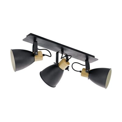 Spot plafond en bois gris, Nickey