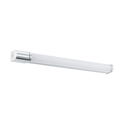 Éclairage miroir chromé en aluminium, Wilson, 15W, 4000K LED, IP44, avec interrupteur