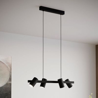 Suspension noire en acier, Patrice