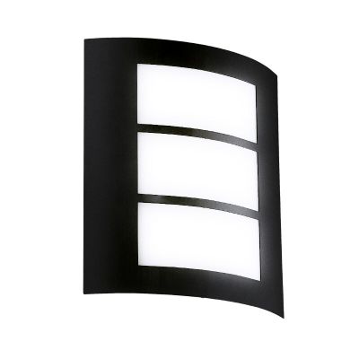 Luminaire extérieur noir en acier, Aartje, IP44