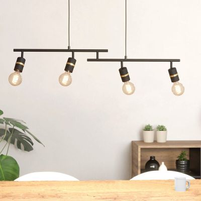 Suspension noire en aluminium, Jelger