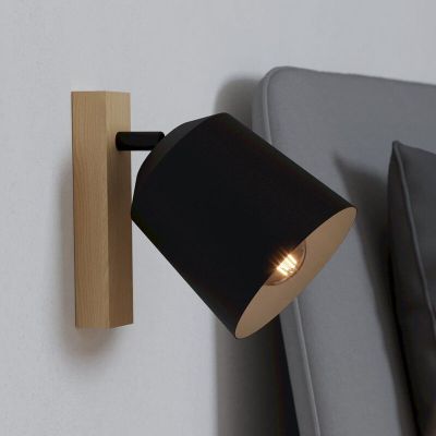 Spot plafond en bois marron, Teddy