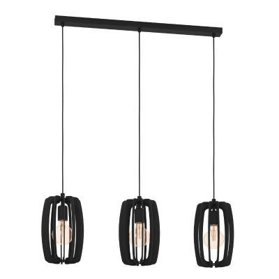 Suspension en bois noire, Wilko
