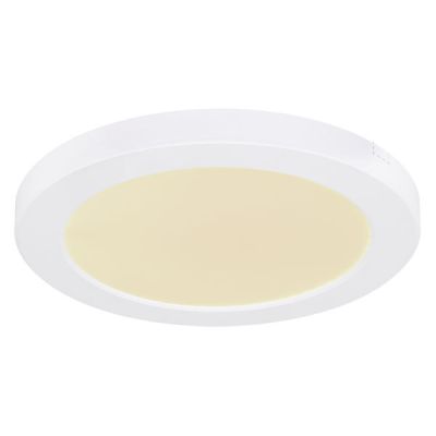 Lampe plafond blanche en plastique, Cage, 18W, couleur réglable LED