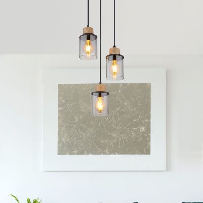 Suspension noire en verre, Resa