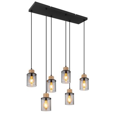 Suspension noire en verre, Resa