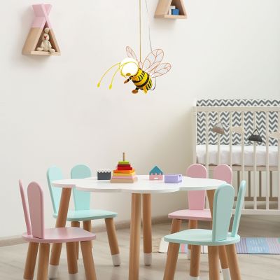 Suspension pour enfants jaune en plastique, Buzzy