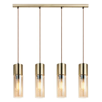 Suspension ambre en verre, Xena