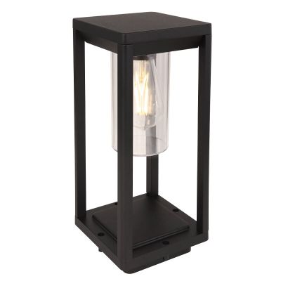 Luminaire extérieur noir en plastique, Vildan, IP44