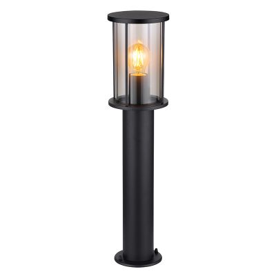 Luminaire extérieur noir en acier inoxydable, Kors, IP54