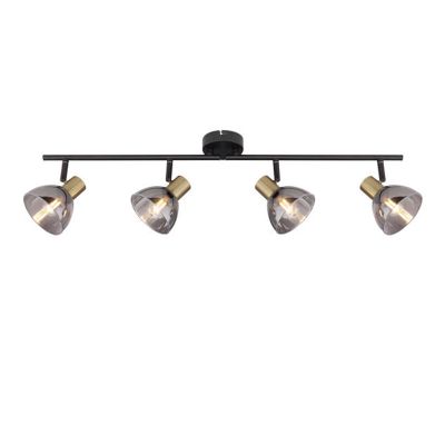 Spot plafond doré en verre, Arthur