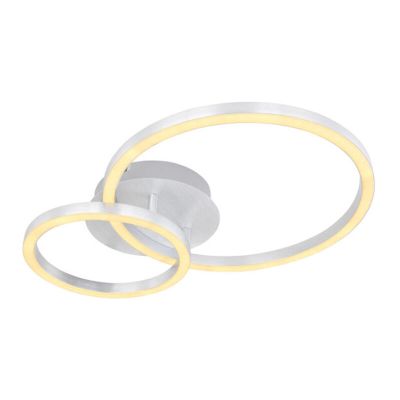 Lampe plafond blanche en métal, Palica, 18W, 3000K LED