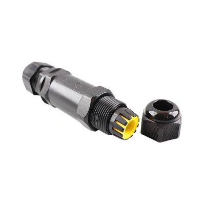 Raccord de câble étanche noir IP68, max 3 x 1,5mm