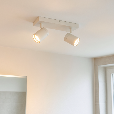 Spot plafond blanc moderne, Ciara, IP44