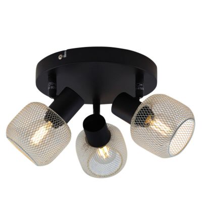 Spot plafond gris industriel, Emado