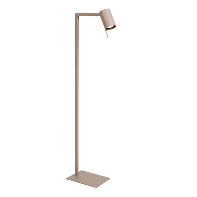 Lampe de bureau moderne taupe, Lesley, avec interrupteur
