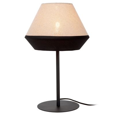 Lampe de table moderne beige, Kala, avec interrupteur