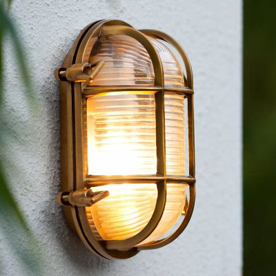 Luminaire extérieur rétro dorée, Dudley, IP65