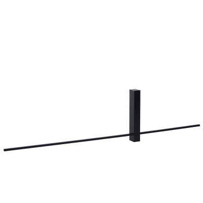 Applique murale moderne noire, Segin, 10W, 2700K LED