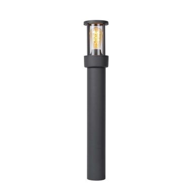 Lampadaire extérieur avec capteur crépusculaire moderne anthracite, Lori, IP44