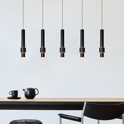 Suspension moderne noire, Margary, 4,2W, 2700K LED