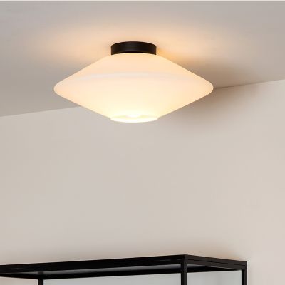 Lampe plafond moderne blanche, Trevor