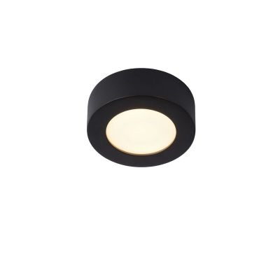 Lampe plafond moderne noire, Brice, 8W, 3000K LED, IP44
