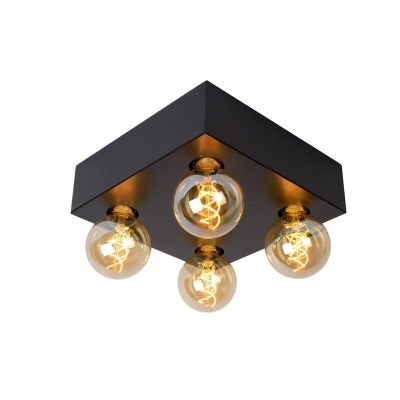 Lampe plafond industrielle noire, Surtus
