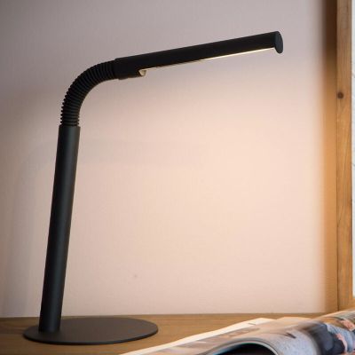 Lampe de bureau moderne noire, Gilly, 3W, 2700K LED, avec interrupteur