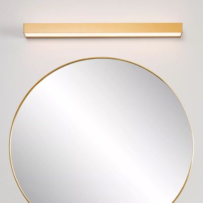 Applique salle de bain moderne laiton, Alexa, 8W, 3000K LED, IP44