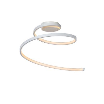 Lampe plafond moderne blanche, Maxence, 24W, 3000K LED