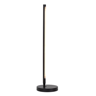 Lampe de table moderne noire, Finan, 9W, 2700K LED, avec variateur tactile