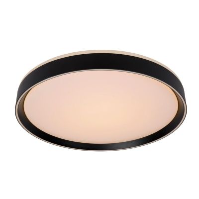 Lampe plafond moderne noire, Nuria, 36W, 2700K LED