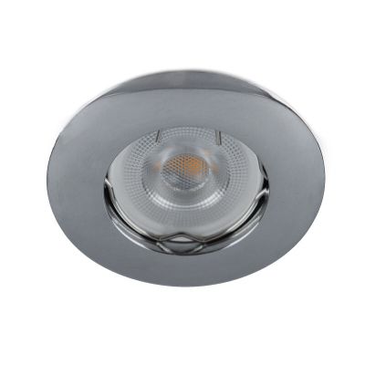 Mini spot encastrable chromé en aluminium, Rosi