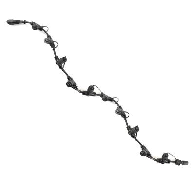 Câble de distribution noir de 1 m, avec 10 sorties