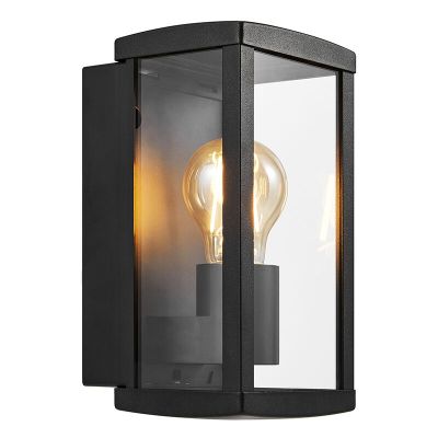 Luminaire extérieur moderne noir, Luchy, IP44