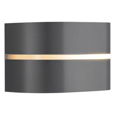 Luminaire extérieur en aluminium anthracite, Sibelis, IP44