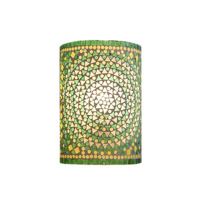 Applique murale orientale verte mosaïque, Mahdia