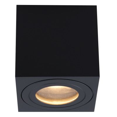 Spot en saillie noir moderne, Alion, IP44