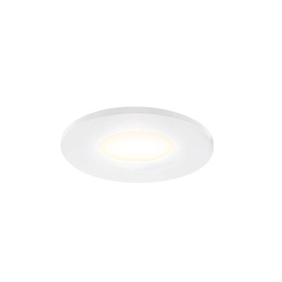Mini spot encastrable en aluminium blanc, Philomena, 1,5W, 3000K LED, IP44