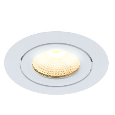 Spot encastré en aluminium blanc, Wimke, 5W, 2700K LED, IP44